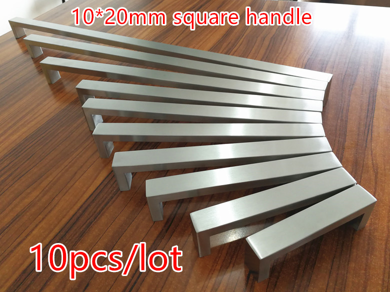 Woodworking Quotes - 10 sztuk/partia 10*20mm kwadratowy Bar klamka