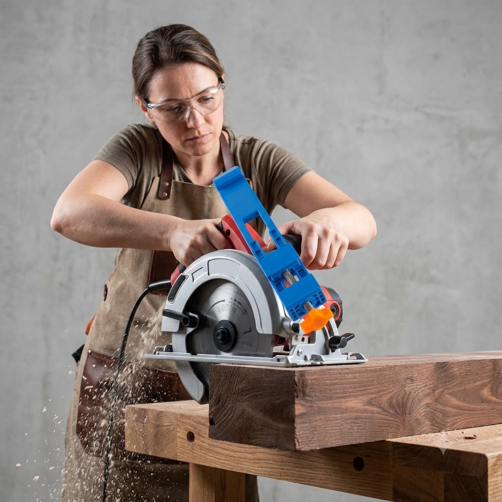 Woodworking Power Tools - Wytrzymała elektryczna pilarka tarczowa z ABS,