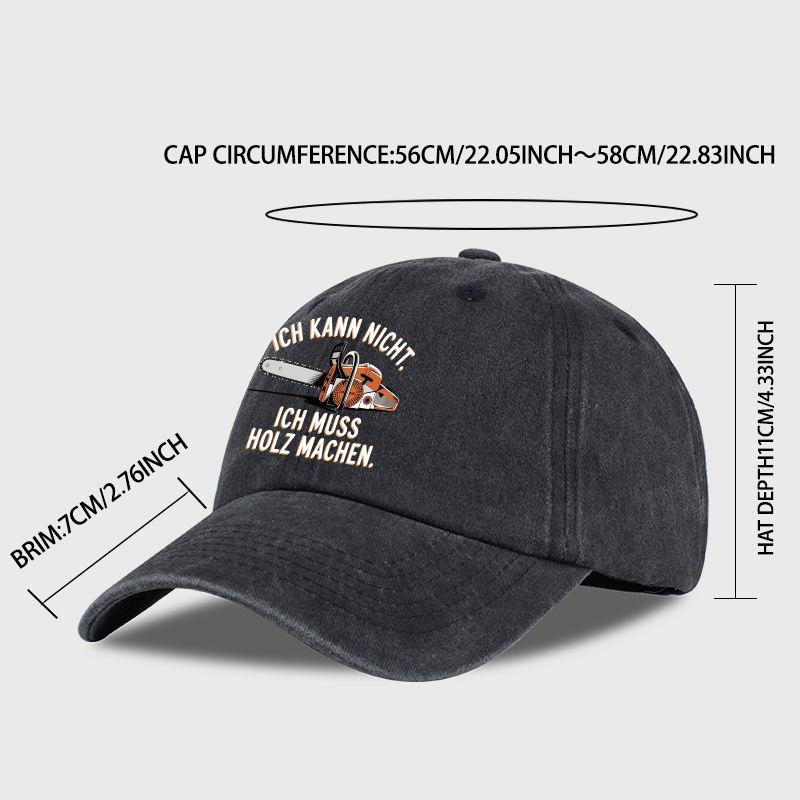 Czapka baseballowa z nadrukiem – Woodworking Quotes recenzja i cena