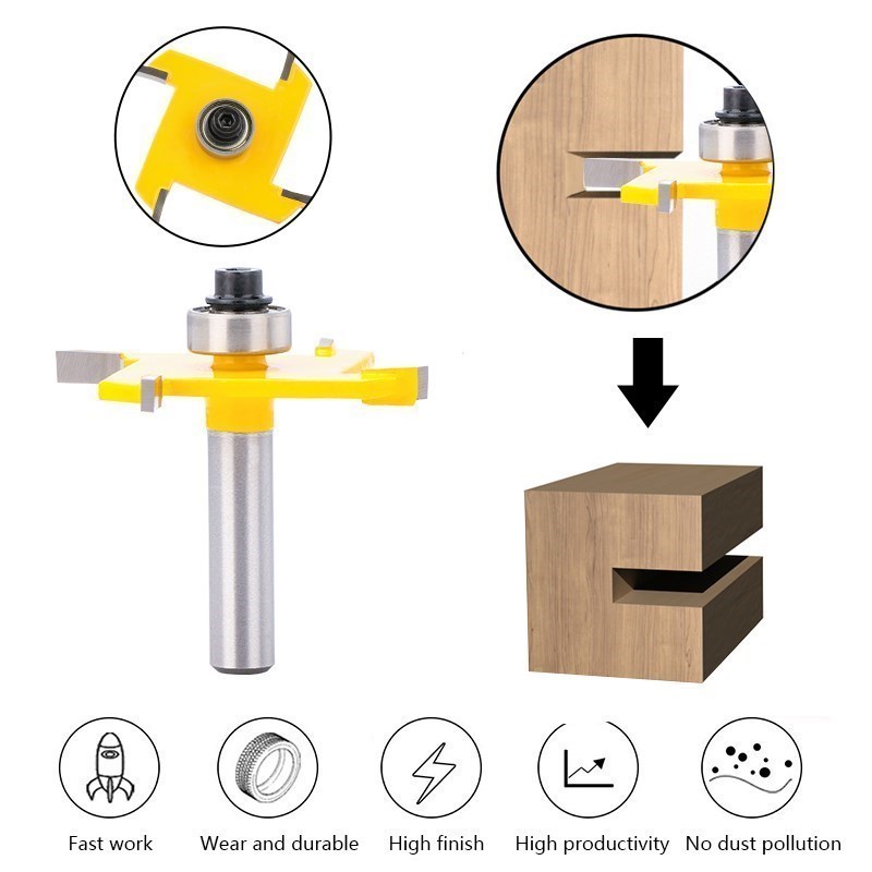 Frezy do bitów XCAN typ T dłut – Woodworking Rabbet recenzja i cena