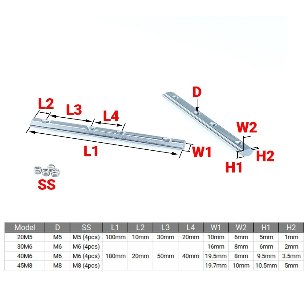 4 szt. V-Slot T-Slot Joiner 18 – Woodworking Joint recenzja i cena