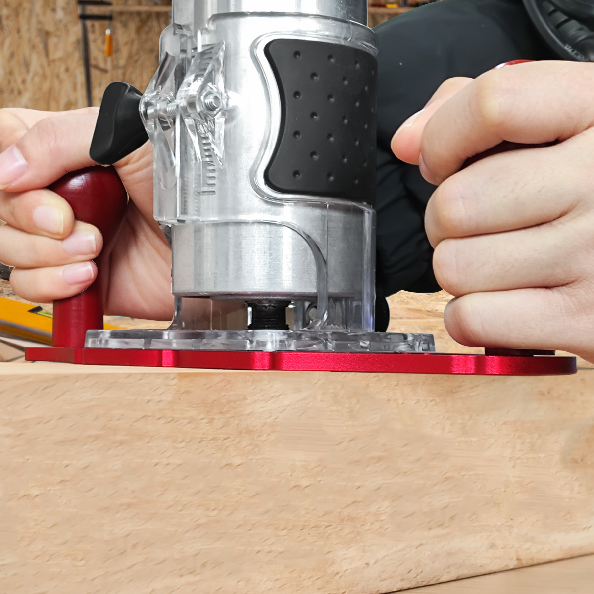 Podstawa frezarki z uchwytami  – Woodworking Groove recenzja i cena
