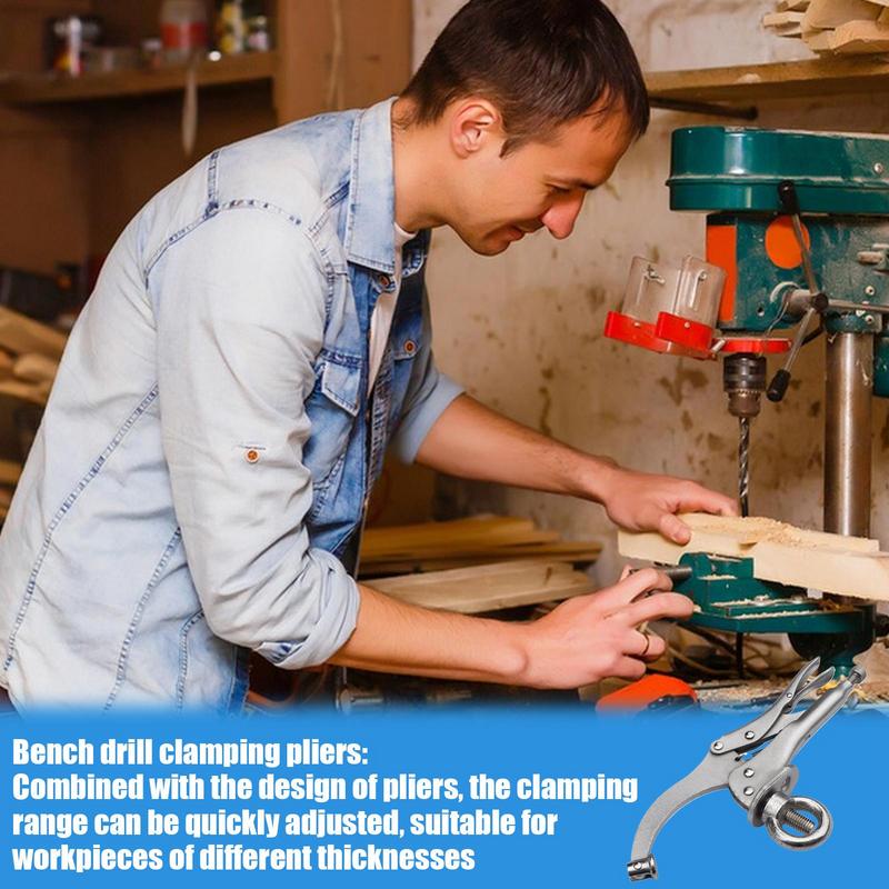 Zacisk blokujący do wiertarki  – Woodworking Quick Release Vise recenzja i cena